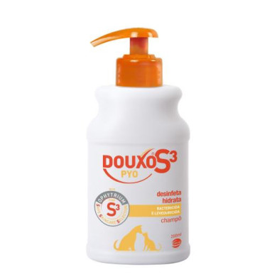 Douxo Pyo Champo para cães e gatos proteção cutânea 200 ml