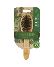 Escova Em Bamboo 100% ecológica para Cao e Gato