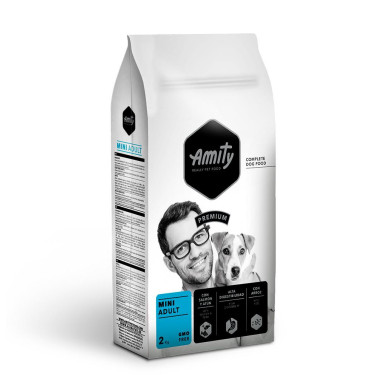 Amity Premium Cão Adulto Mini Atum & Salmão 2kg