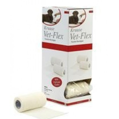 Kruuse - Ligadura flexivel com adesivo para caês - Branco (pack 10)