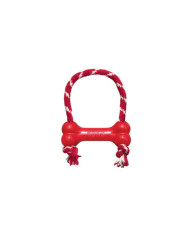 KONG CLASSIC GOODIE BONE COM CORDA X-SMALL