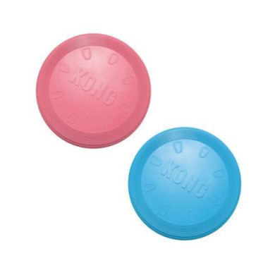 KONG Puppy Flyer Blue/Pink