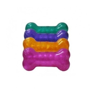 KONG Squeeze Crackle Bone Medium Cor Sortida