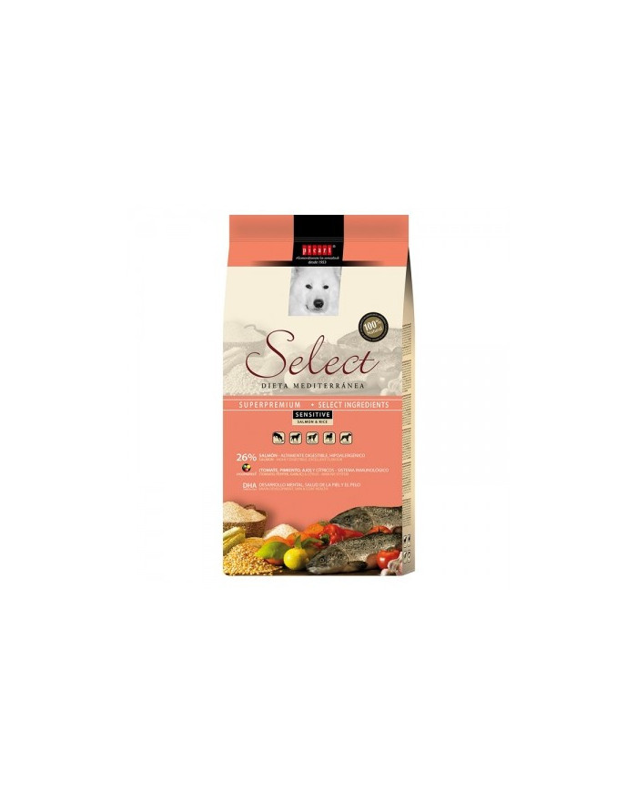 Raçao Cão PICART SELECT CÃO ADULTO SENSITIVE - SALMÃO E ARROZ 3 kgs