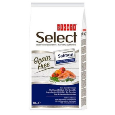 Ração Seca Select Cão Adulto sem Cereais Sabor Salmão - 10KG