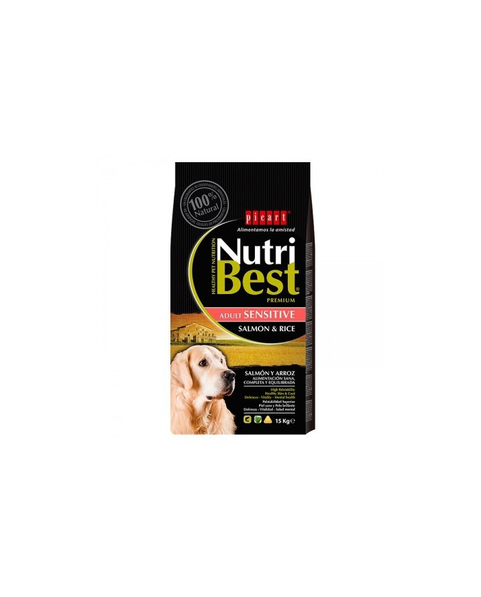 NUTRIBEST DOG PREMIUM - ADULTO SENSITIVE SALMÃO - 3kg