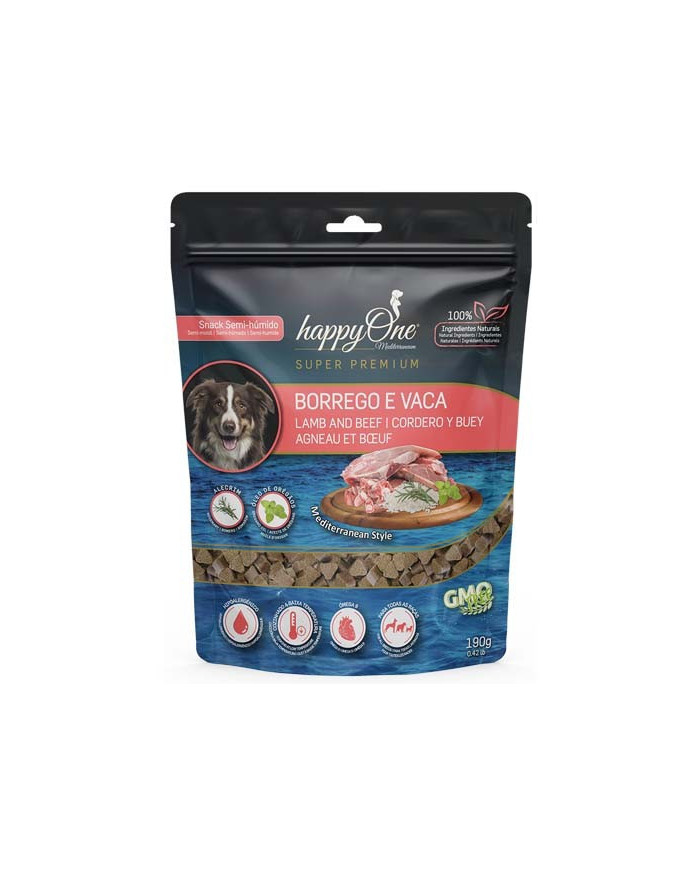 HappyOne Mediterraneum Snack Borrego e Vaca 190g