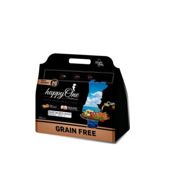 Ração Seca HappyOne Mediterraneum Small Breeds Dog 3Kg