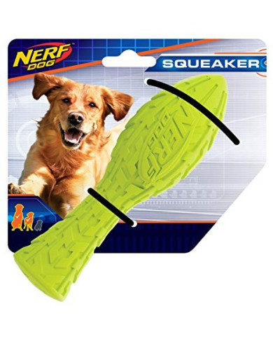 NERF TIRE SQUEAK AERO, M  VERDE/VERM.